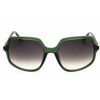 Guess Women's Sunglasses - Oversized Shiny Dark Green Full Rim Frame | GU00257 96P ,