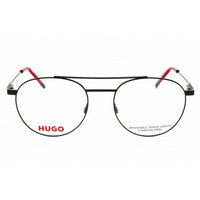 Hugo Men's Eyeglasses - Round Shape Matte Black Metal Full Rim Frame | HG 1210 0003 00 ,