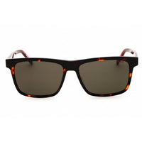 Hugo Men's Sunglasses - Rectangular Shape Havana/Red Plastic Frame | HG 1242/S 0O63 IR ,