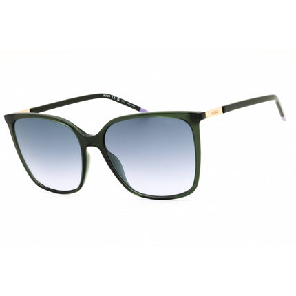 Hugo Women's Sunglasses - Rectangular Shape Green Acetate Frame | HG 1275/S 1ED H1 ,