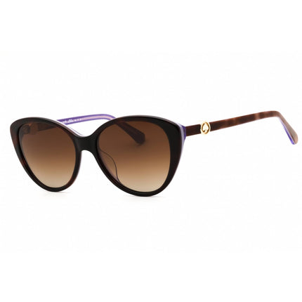 Kate Spade Women's Sunglasses - Cat Eye Havana Plastic Frame | VISALIA/G/S 0086 LA ,