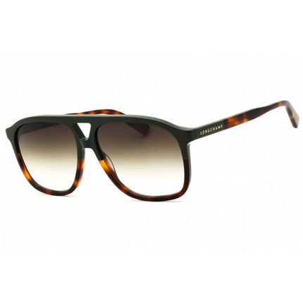 Longchamp Women's Sunglasses - Rectangular Shape Khaki Acetate Frame | LO751SN 320 ,