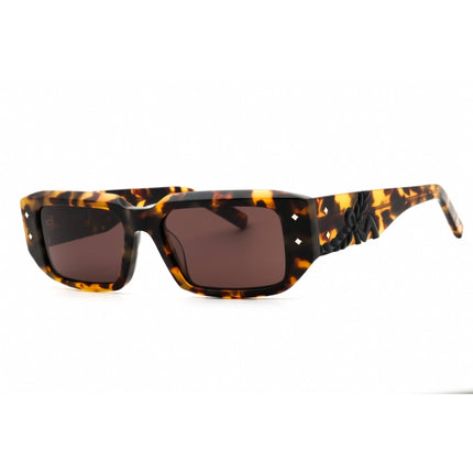 MCM Women's Sunglasses - Havana Acetate Rectangular Full Rim Frame | MW0013 53E ,