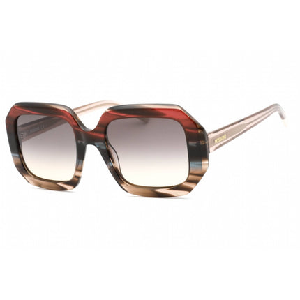 Missoni Women's Sunglasses - Brown/Horn Red Plastic Oval Frame | MIS 0113/S 3XH GA ,