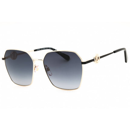 Marc Jacobs Women's Sunglasses - Rectangular Gold/Black Metal Frame | 729/S 0RHL 9O ,