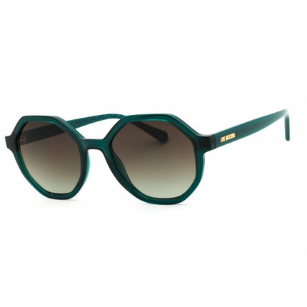 Moschino Love Women's Sunglasses - Green Plastic Full Rim Frame | MOL076/S 01ED HA ,