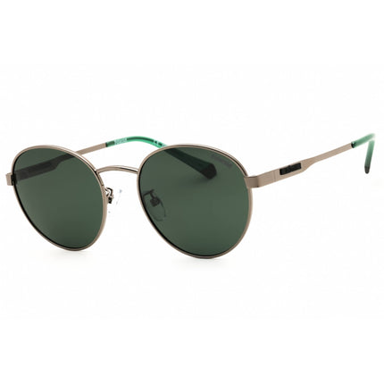Polaroid Core Men's Sunglasses - Ruthenium Metal Round Frame | PLD 2144/G/S/X 6LB ,