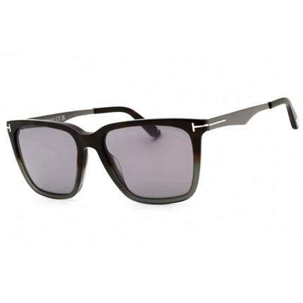 Tom Ford Men's Sunglasses - Havana Acetate Full Rim Rectangular Frame | FT0862 56C ,