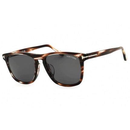 Tom Ford Men's Sunglasses - Havana Acetate Full Rim Rectangular Frame | FT0930-F 56A ,
