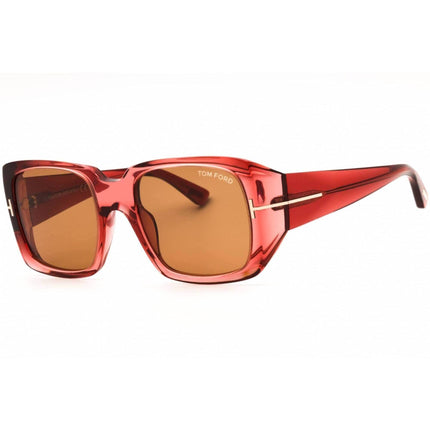 Tom Ford Women's Sunglasses - Shiny Pink Full Rim Rectangular Frame | FT1035 72E ,