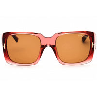 Tom Ford Women's Sunglasses - Shiny Pink Full Rim Rectangular Frame | FT1035 72E ,