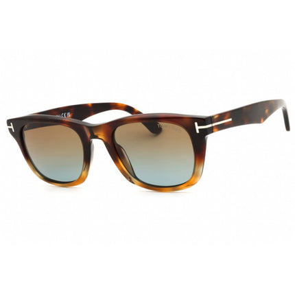 Tom Ford Men's Sunglasses - Havana Acetate Full Rim Rectangular Frame | FT1076 56B ,