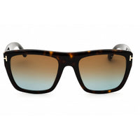 Tom Ford Men's Sunglasses - Dark Havana Acetate Full Rim Shape Frame | FT1077 52F ,