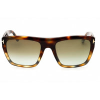 Tom Ford Men's Sunglasses - Brown Havana Full Rim Rectangular Frame | FT1077 55G ,