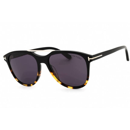 Tom Ford Men's Sunglasses - Black/Tortoise Acetate Aviator Shape Frame | FT1098 05A ,