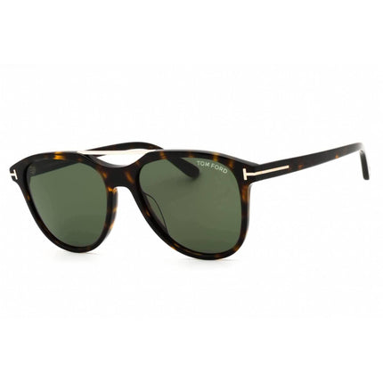 Tom Ford Men's Sunglasses - Dark Havana Acetate Full Rim Pilot Frame | FT1098 52N ,
