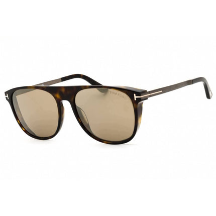 Tom Ford Men's Sunglasses - Dark Havana Full Rim Rectangular Frame | FT1105 52L ,