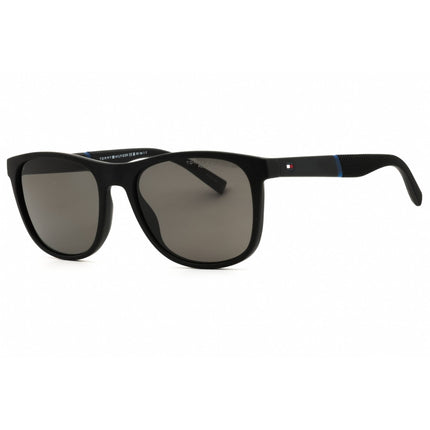 Tommy Hilfiger Men's Sunglasses - Matte Black Rectangular Frame | TH 2042/S 0003 M ,