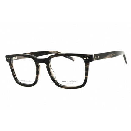 Tommy Hilfiger Men's Eyeglasses - Grey Horn Plastic Full Rim Frame | TH 2034 02W8 00 ,