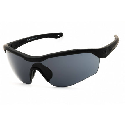 Under Armour Men's Sunglasses - Matte Black Wraparound Frame | UA YARD PRO 0003 KA ,