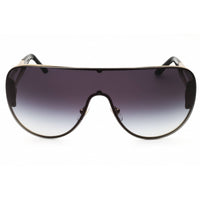 Versace Women's Sunglasses - Shielded Shape Grey Metal Full Rim Frame | VE2166 12528G ,