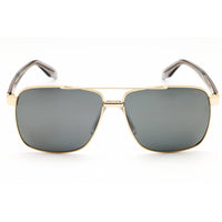 Versace Unisex Sunglasses - Rectangular Gold Metal Full Rim Frame | VE2174 1002Z3 ,