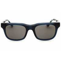 Web Men's Sunglasses - Rectangular Shiny Blue Acetate Full Rim Frame | WE0336 90A ,