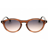 Web Men's Sunglasses - Round Shape Shiny Beige Acetate Full Rim Frame | WE0337 57B ,