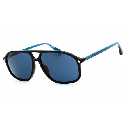 Web Men's Sunglasses - Rectangular Shiny Black Acetate Full Rim Frame | WE0338 01V ,