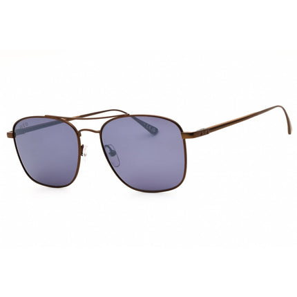 Web Men's Sunglasses - Rectangular Matte Dark Bronze Titanium Frame | WE0341 37A ,