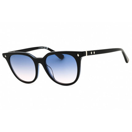 Web Women's Sunglasses - Round Shape Shiny Black Acetate Full Rim Frame | WE0347 01W ,