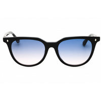 Web Women's Sunglasses - Round Shape Shiny Black Acetate Full Rim Frame | WE0347 01W ,