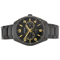 Citizen Men's Watch - Corso Eco-Drive Black Stainless Steel Bracelet | AO9025-56E ,