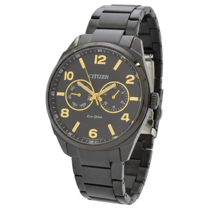 Citizen Men's Watch - Corso Eco-Drive Black Stainless Steel Bracelet | AO9025-56E ,