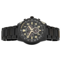 Citizen Men's Watch - Brycen Eco-Drive Chronograph Black Dial Bracelet | AT2375-51E ,