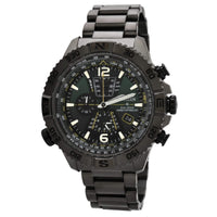 Citizen Men's Watch - Promaster Navihawk Green Dial Grey Bracelet | AT8227-56X ,