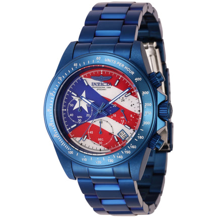 Invicta Men's Watch - Speedway Puerto Rico Edition Red, White, Blue Dial | 46113 ,