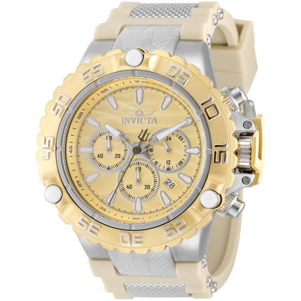 Invicta Men's Watch - Subaqua Poseidon Chronograph Gold and Silver Tone Dial | 48553 ,