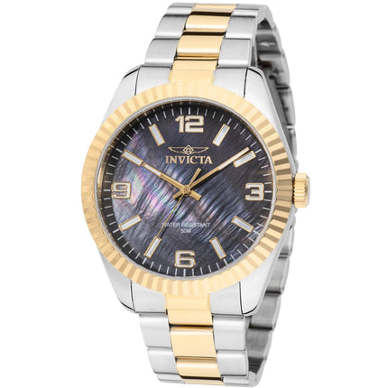 Invicta Men's Watch - Specialty Quartz Black Mother of Pearl Dial Bracelet | 50089 ,