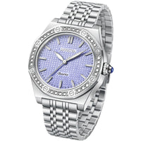 Invicta Women's Watch - Wildflower Purple Copper Dial Silver Steel Bracelet | 69373 ,