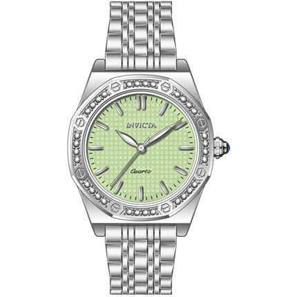 Invicta Women's Watch - Wildflower Green Copper Dial Silver Steel Bracelet | 69374 ,