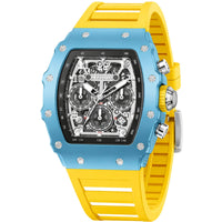 Invicta Men's Watch - Invicta Racing Chronograph Skeleton Dial Yellow Strap | 69694 ,