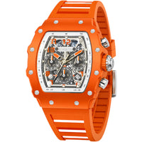 Invicta Men's Watch - Invicta Racing Chronograph Skeleton Dial Orange Strap | 69697 ,