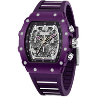 Invicta Men's Watch - Invicta Racing Chronograph Skeleton Dial Purple Strap | 69709 ,
