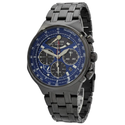 Citizen Men's Watch - Promaster Eco-Drive Blue Dial Black Bracelet | AV0097-51L ,