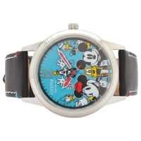 Citizen Men's Watch - Disney Sensational Six Eco-Drive Leather Strap | AW1235-06W ,