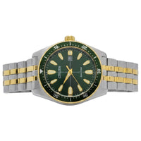Citizen Men's Watch - Sport Eco-Drive Green Dial Two Tone Bracelet | AW1594-89X ,