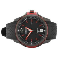Citizen Men's Watch - Eco-Drive Black and Red Case Polyurethane Strap | AW1658-02E ,