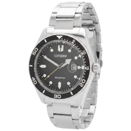 Citizen Men's Watch - Eco-Drive Black Dial Stainless Steel Bracelet | AW1760-81E ,