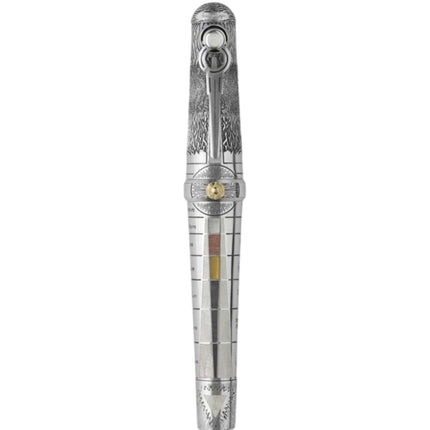 Montegrappa Rollerball Pen - Alchemist Air Element Sterling Silver Barrel | ISAKNRSA ,